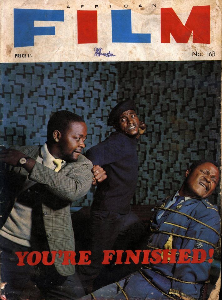 AFRICAN FILM magazine side cover Issue 163   