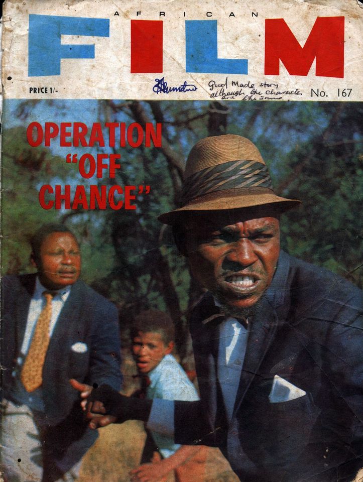 AFRICAN FILM magazine side cover Issue 167   