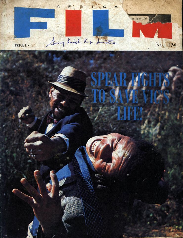 AFRICAN FILM magazine side cover Issue 174   