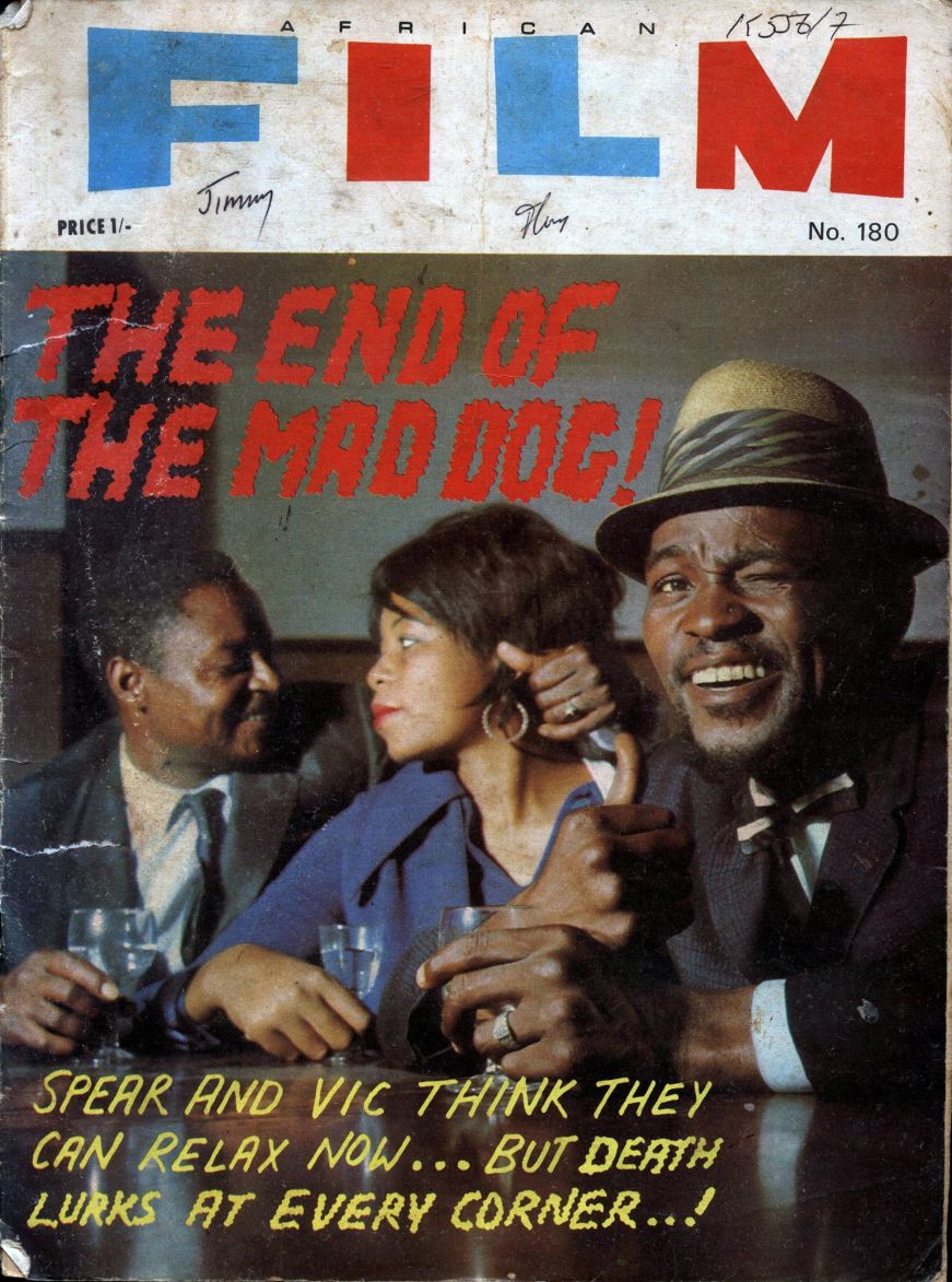 AFRICAN FILM magazine side cover Issue 180   