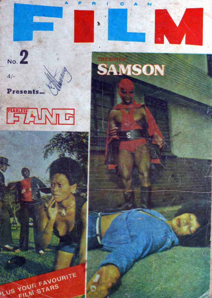 AFRICAN FILM magazine side cover Issue 2   