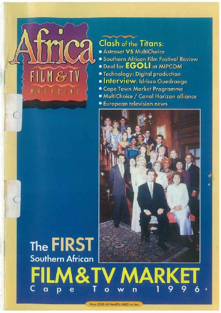 AFRICAN FILM AND TV magazine side cover Issue 11  November/December 1996