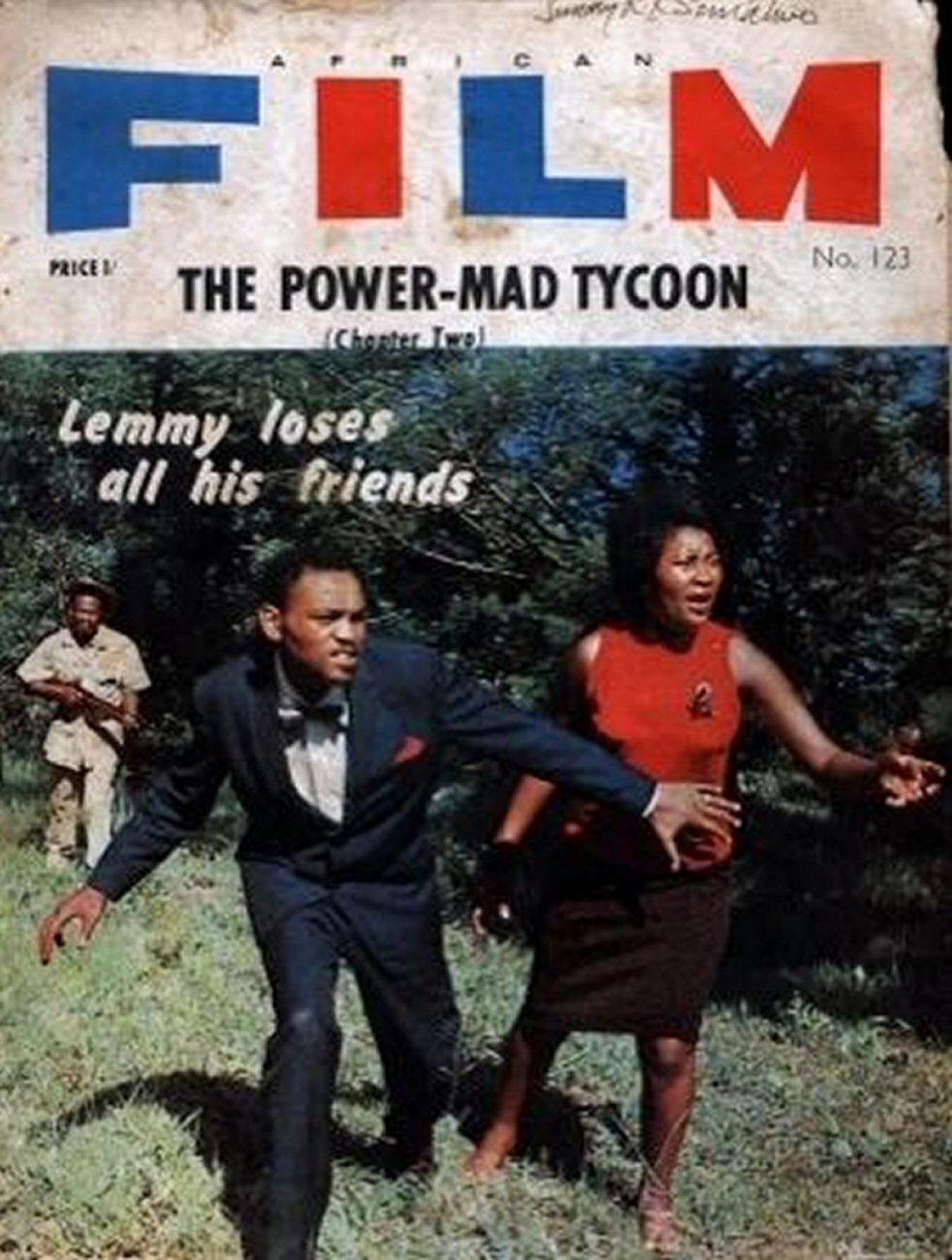 AFRICAN FILM magazine side cover Issue 123   
