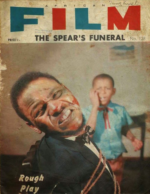 AFRICAN FILM magazine side cover Issue 128   