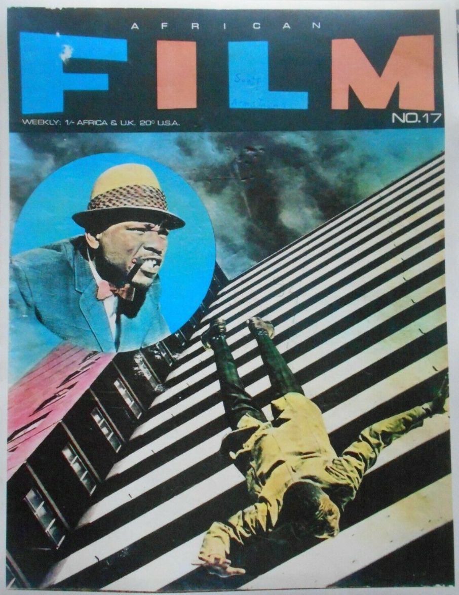 AFRICAN FILM magazine side cover Issue 17   1968