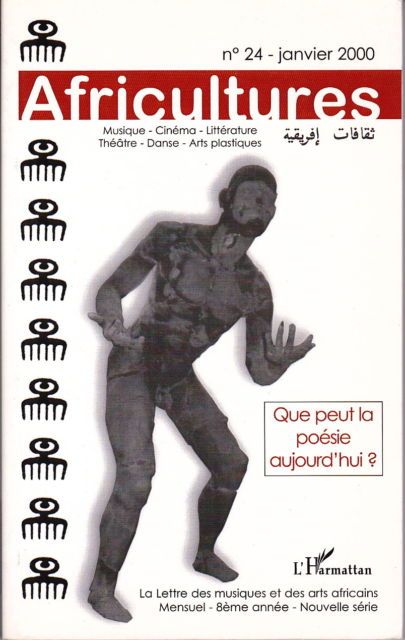AFRICULTURES magazine side cover Issue 24 January 2000