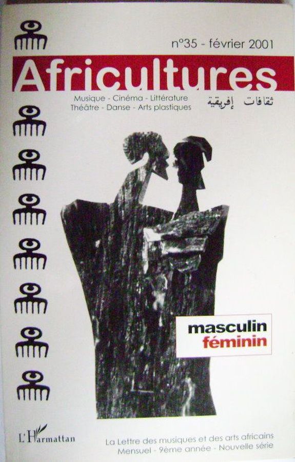 AFRICULTURES magazine side cover Issue 35 February 2001