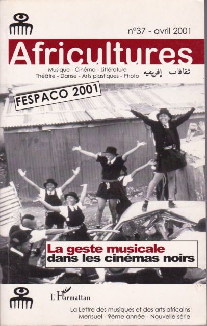 AFRICULTURES magazine side cover Issue 37 April 2001