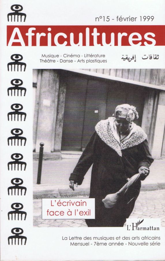 AFRICULTURES magazine side cover Issue 15 February 1999