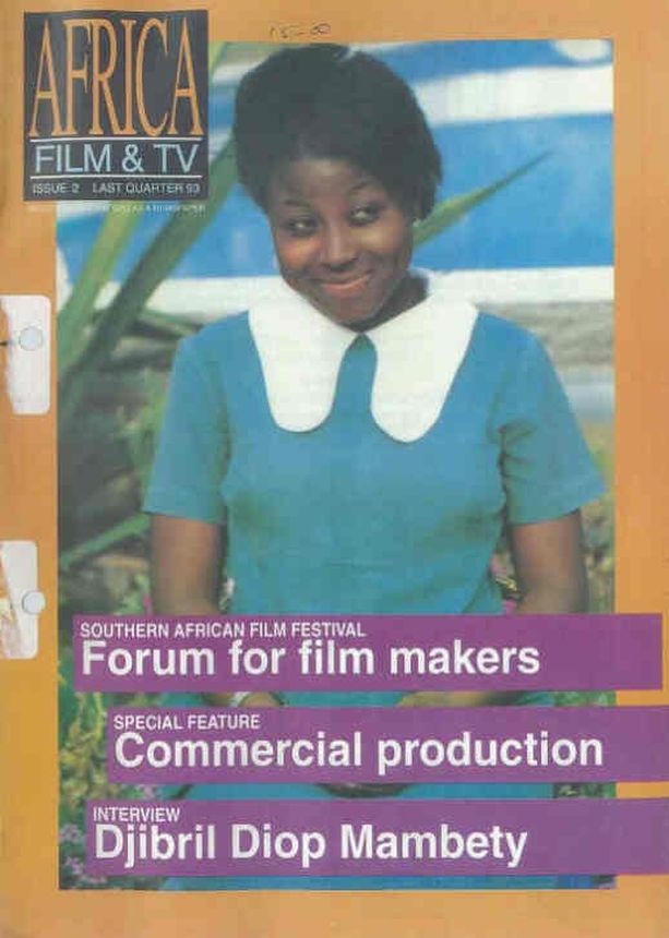 AFRICA FILM AND TV magazine side cover Issue 2   1993