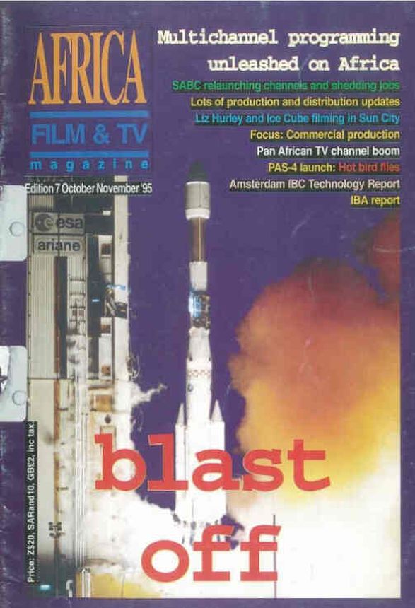 AFRICA FILM AND TV magazine side cover Issue 7  October/November 1995