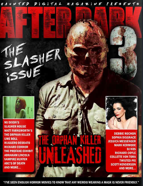 AFTER DARK (UK) magazine side cover Issue 3  