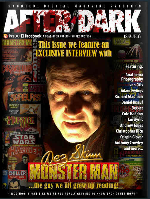 AFTER DARK (UK) magazine side cover Issue 6  