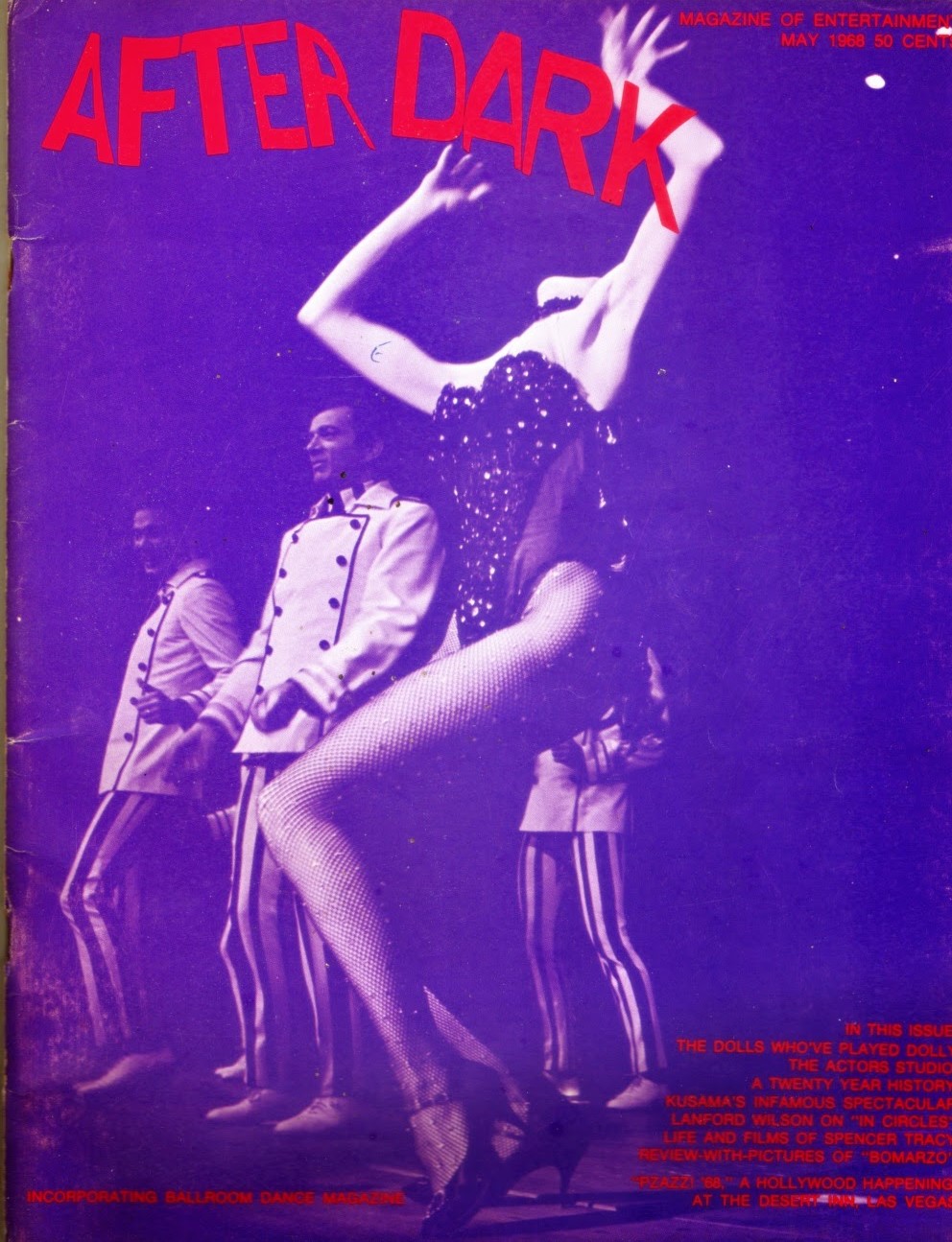 AFTER DARK magazine side cover May 1968