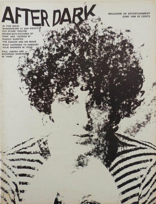AFTER DARK magazine side cover June 1968