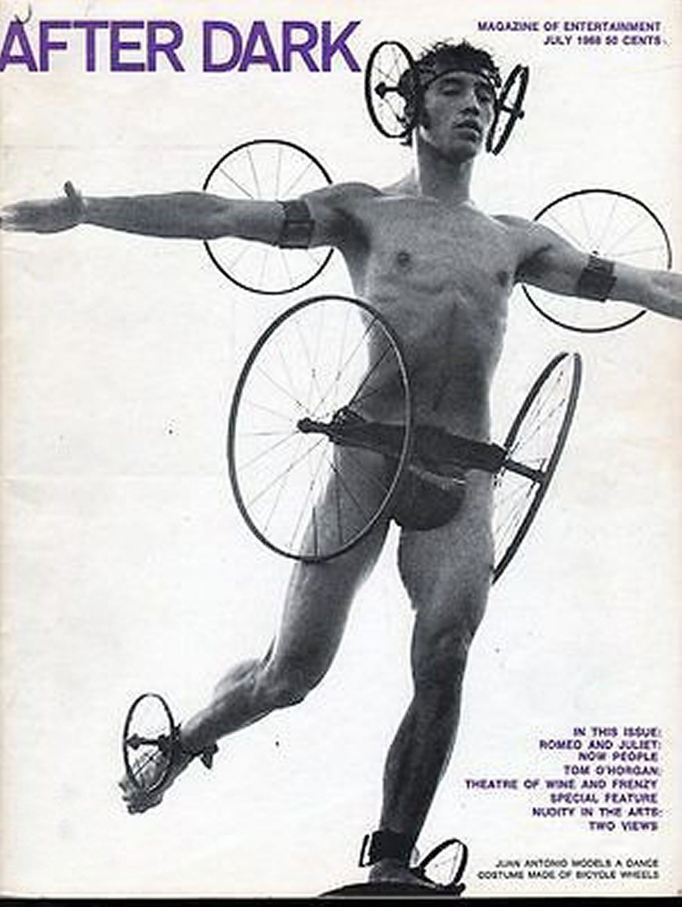 AFTER DARK magazine side cover July 1968