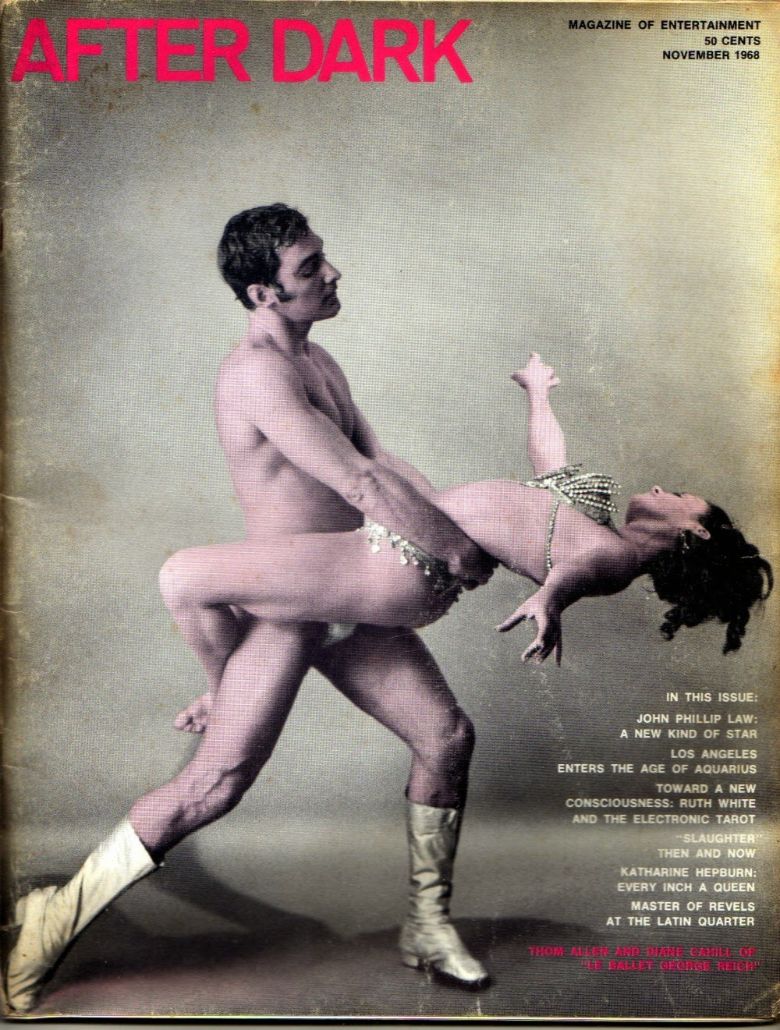 AFTER DARK magazine side cover November 1968