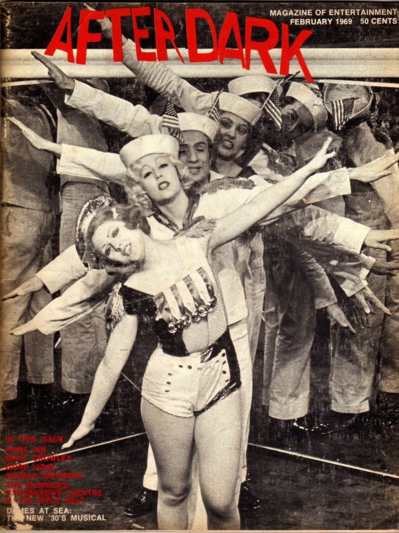 AFTER DARK magazine side cover February 1969