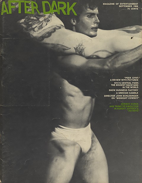 AFTER DARK magazine side cover September 1969