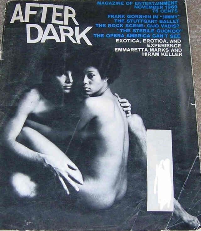AFTER DARK magazine side cover November 1969