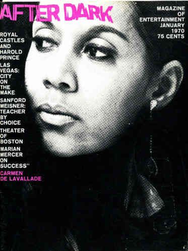 AFTER DARK magazine side cover January 1970