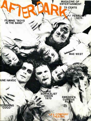 AFTER DARK magazine side cover February 1970
