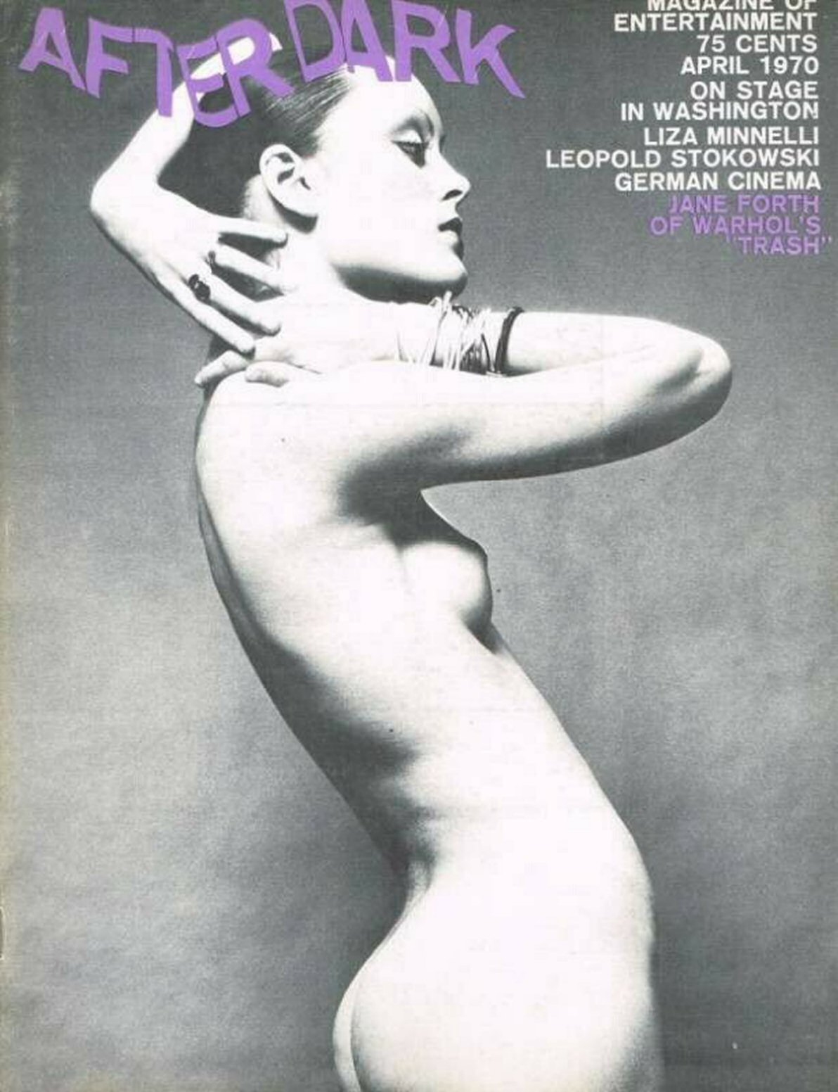 AFTER DARK magazine side cover April 1970