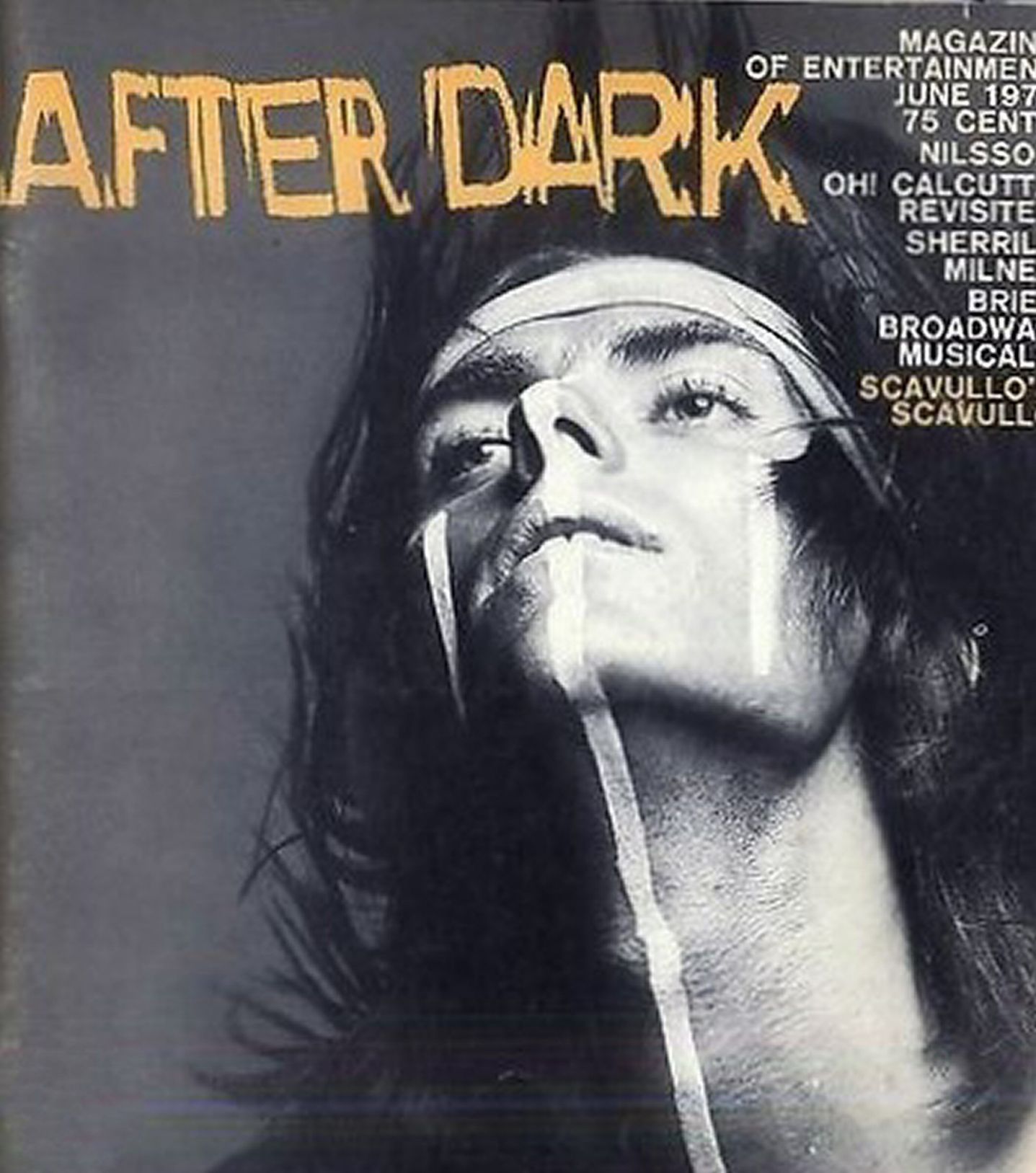 AFTER DARK magazine side cover June 1970