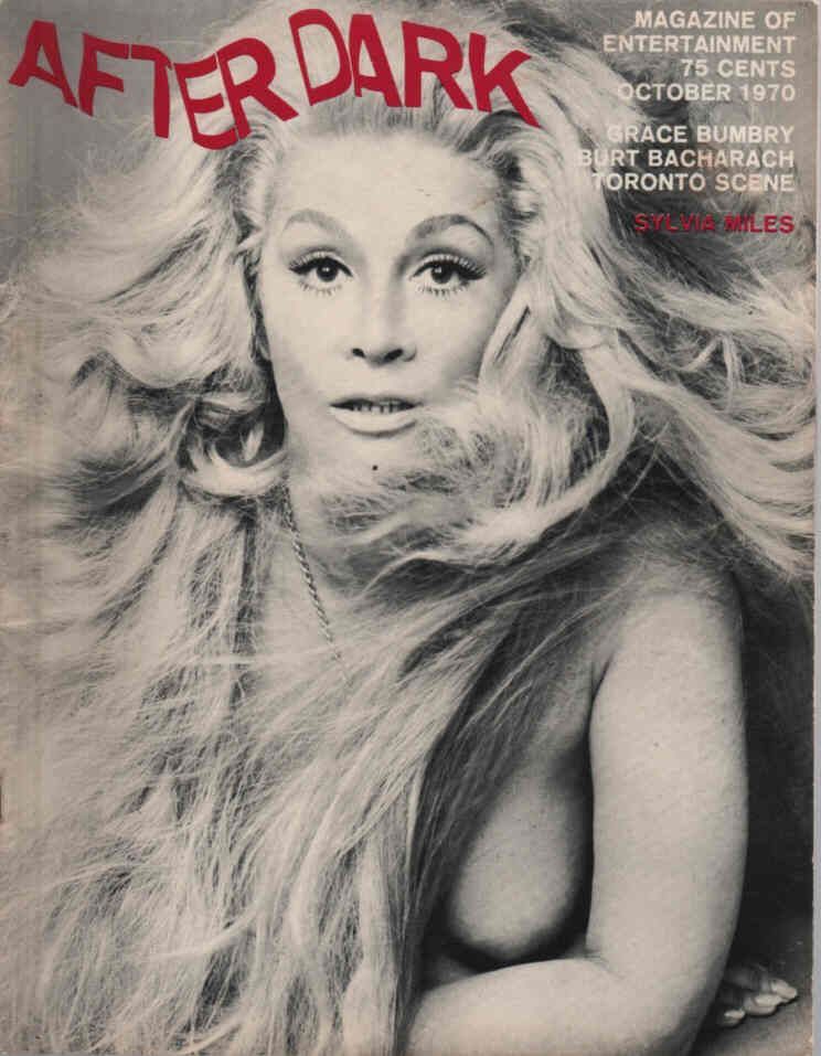AFTER DARK magazine side cover October 1970