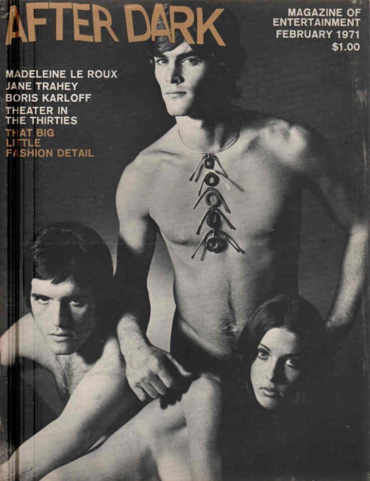 AFTER DARK magazine side cover February 1971