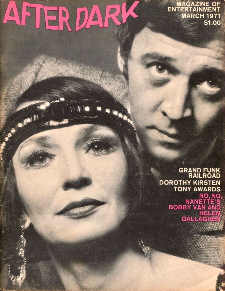 AFTER DARK magazine side cover March 1971
