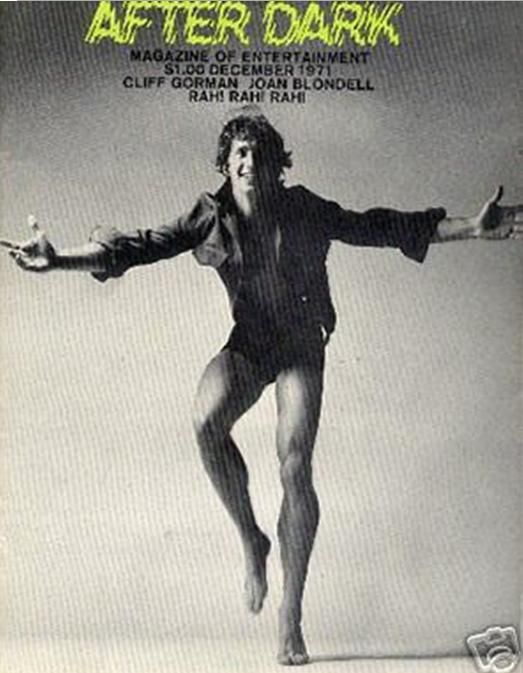 AFTER DARK magazine side cover December 1971
