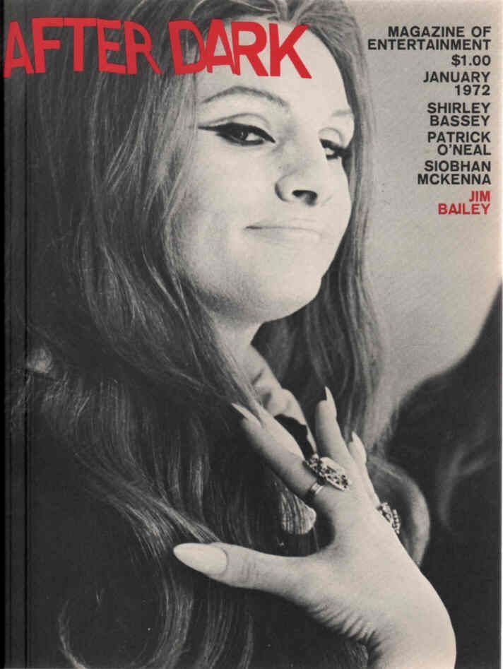AFTER DARK magazine side cover January 1972