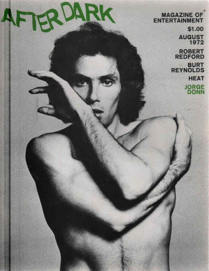 AFTER DARK magazine side cover August 1972