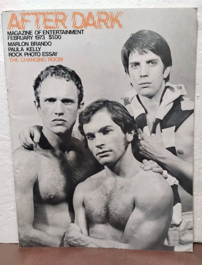 AFTER DARK magazine side cover February 1973