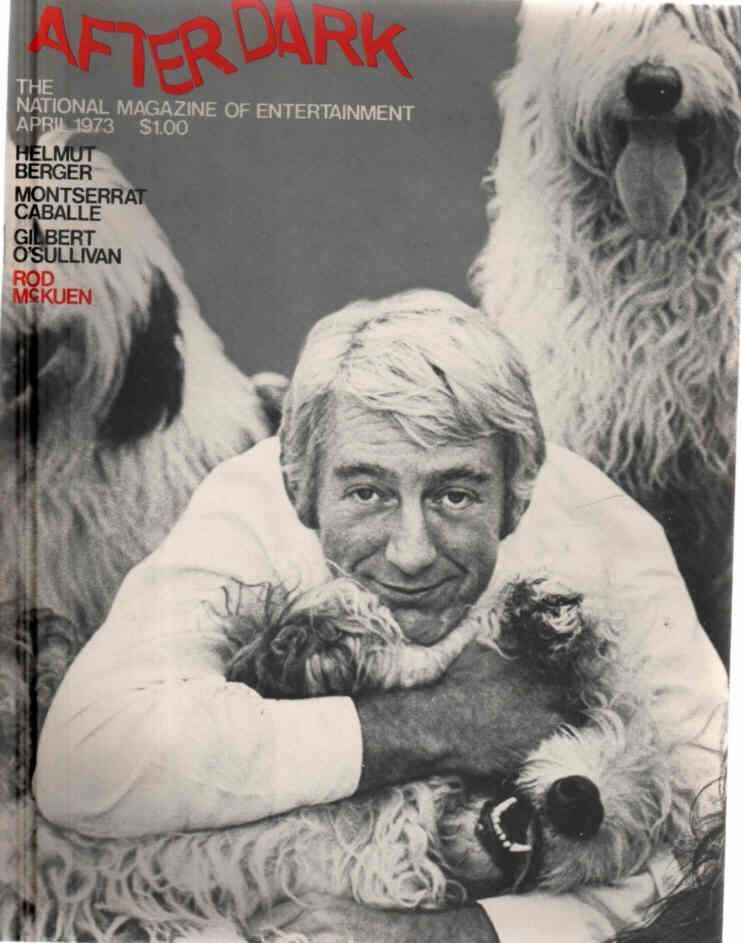 AFTER DARK magazine side cover April 1973