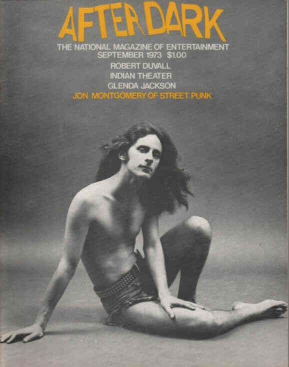 AFTER DARK magazine side cover September 1973
