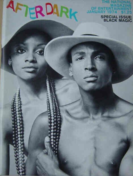 AFTER DARK magazine side cover January 1974