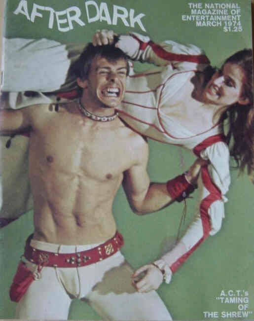 AFTER DARK magazine side cover March 1974