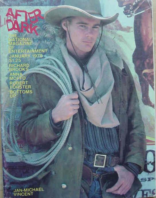 AFTER DARK magazine side cover January 1975