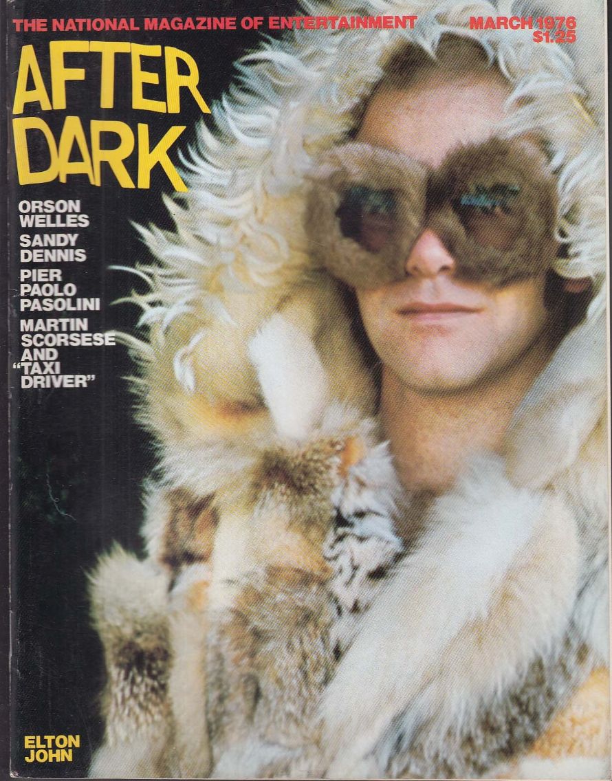 AFTER DARK magazine side cover March 1976