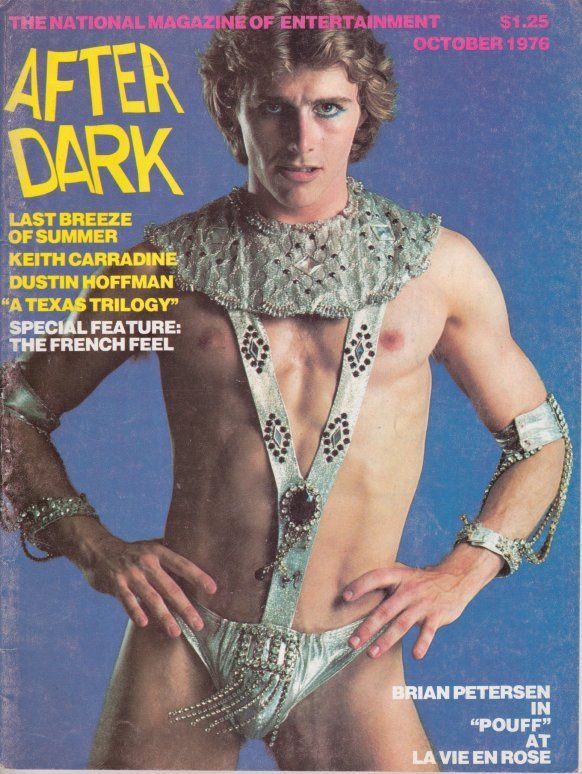 AFTER DARK magazine side cover October 1976