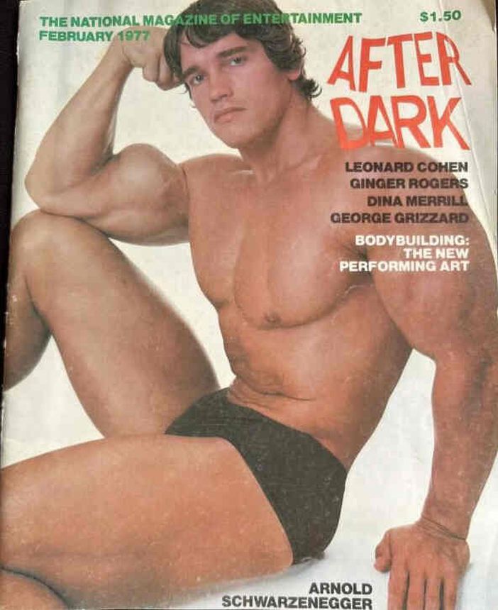 AFTER DARK magazine side cover February 1977
