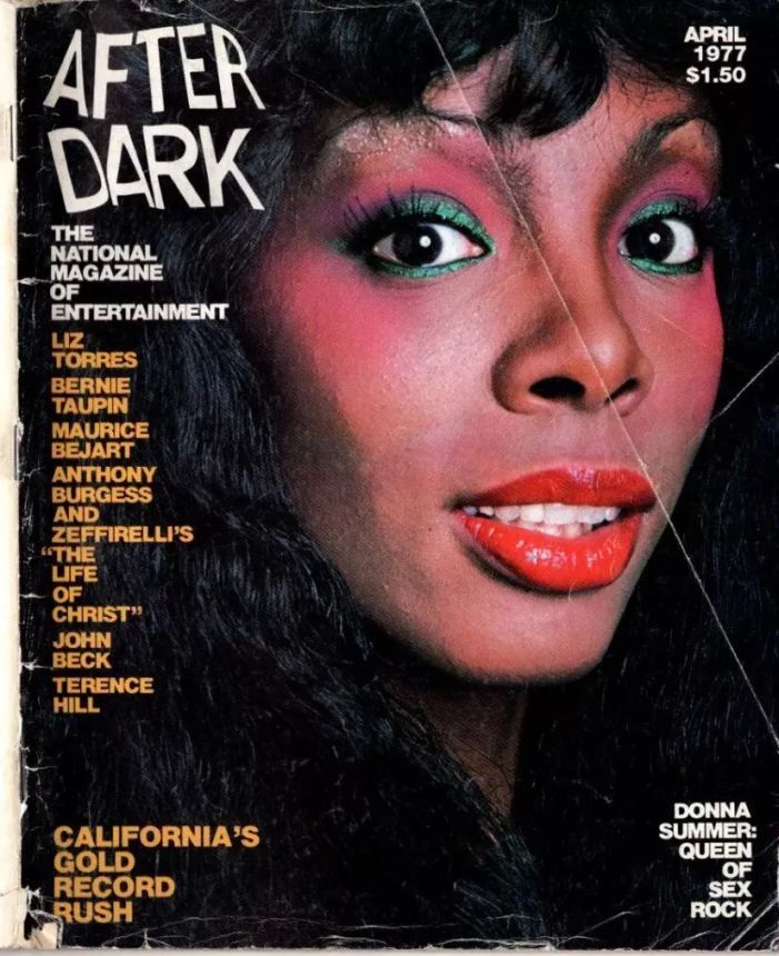 AFTER DARK magazine side cover April 1977