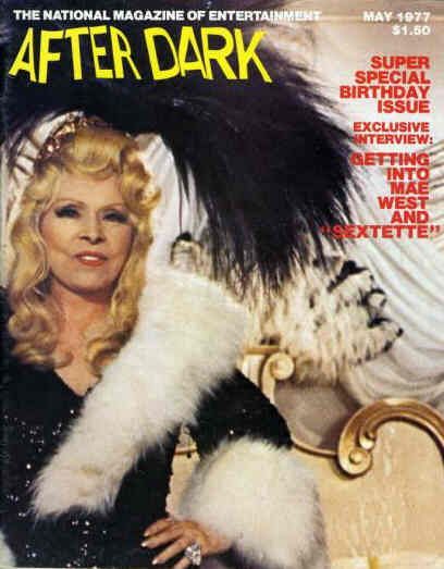 AFTER DARK magazine side cover May 1977