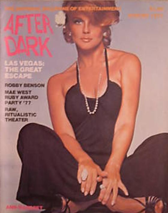 AFTER DARK magazine side cover August 1977