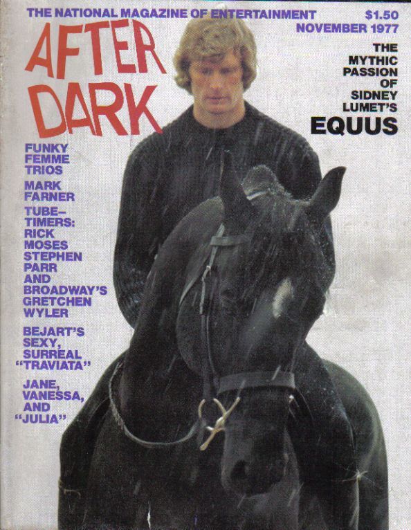 AFTER DARK magazine side cover November 1977