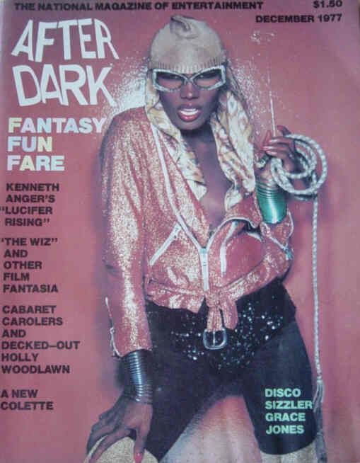 AFTER DARK magazine side cover December 1977