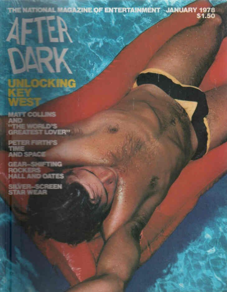 AFTER DARK magazine side cover January 1978