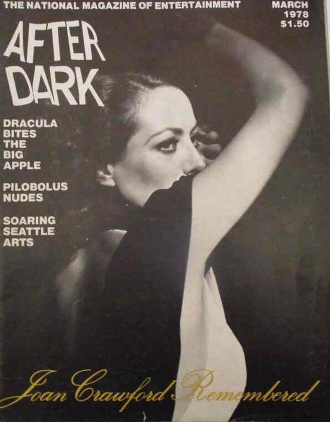 AFTER DARK magazine side cover March 1978